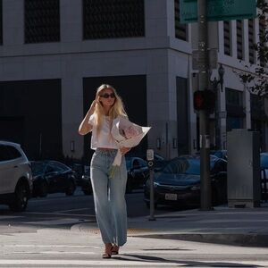Stylish Light Blue Women's Jeans